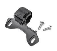 Frame Pump Mount with Two Attachment Methods for Cycling | Slotted Nylon Base, Screw Mounting At the Bottle Cage Position, Clear Hardware Setup for Road and City Bicycles