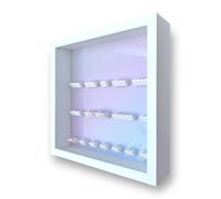 Frame Punk Minifigure Display Case - for LEGO Disney 100 Minifigures Series 71038 - Dust Protection - Wall Mount or Free Stand - White Frame