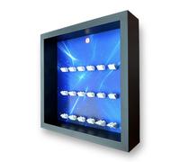 Frame Punk Minifigure Display Case - for LEGO Disney Minifigures Series 1 71012 - Dust Protection - Wall Mount or Free Stand - Black Frame