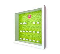 Frame Punk Minifigure Display Case - for LEGO Minifigures Series 13 71008 - Dust Protection - Wall Mount or Free Stand