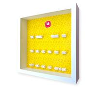 Frame Punk Minifigure Display Case - for LEGO Minifigures Series 16 71013 - Dust Protection - Wall Mount or Free Stand