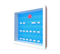 Frame Punk Minifigure Display Case - for LEGO Minifigures Series 2 8684 - Dust Protection - Wall Mount or Free Stand