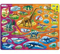 Larsen HL1 Natural History - Triassic Period to Today, English Edition, 85 Piece Boxless Tray & Frame Jigsaw Puzzle
