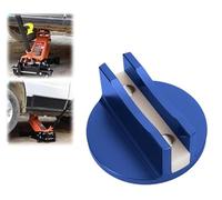 Frame Rail Protector Jack Pad Slotted Universal Magnetic Pinch Weld Jack Pad for Floor Adapter Special Slotted Design Welding Stand Rail Adapter for Family Car Truck SUV RV (Blue)