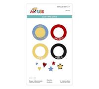 Spellbinders Frame & Sentiments Etched Dies from The Say Cheese Classic Mouse Collection