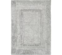 Frame Shaggy Grey Bordered Rug - 120X170 cm