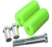 Frame Slider,10mm Universal Large Motorcycle Frame Slider Crash Protection For Yamaha Suzuki Honda(2ps) (Green)