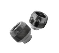 Frame Slider Crash 2pcs Aluminum Auto Wheel Crash Pads Scooter Frame Slider Fairing Guard Tuning Falling Moto Accessories(Gray 2Pcs)