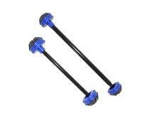 Frame Slider Crash For GSXR1000 For K5 K6 K7 K8 2005 2006 2007 2008 Motorbike Front & Rear Wheel Axle Sliders Cap Crash(Blue)