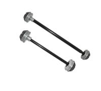Frame Slider Crash For GSXR1000 For K5 K6 K7 K8 2005 2006 2007 2008 Motorbike Front & Rear Wheel Axle Sliders Cap Crash(Gray)