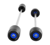 Frame Slider Motorcycle Front Rear Fork Wheel Axle Protector For Aprilia RSV4-RR RSV4-R RSV4-RF RSV4 RR R RF For TUONO V4 Frame Slider Wheel Axle Fork Crash Protector(Blue)