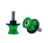 Frame Sliders 6 8 10MM Motorcycle Swing Arm Sliders Spools CNC Stand Screw Paddock For MT09 FZ09 FJ-09 MT-09 For TRACER MT 09 All Years(GREEN,M6)