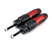 Frame Sliders Compatible With For XMAX 125 250 300 400 Universal Motorcycle Exhaust Frame Sliders Crash Pads Falling Protector Accessories(Red,Size2)