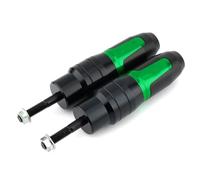 Frame Sliders Compatible With For XMAX 125 250 300 400 Universal Motorcycle Exhaust Frame Sliders Crash Pads Falling Protector Accessories(Green,Size2)