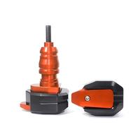 Frame Sliders Falling Protection Frame Slider Fairing Guard Anti Crash Pad Protector For Suzuki GSX-S 750 GSX-S 1000 GSX-S750 GSX-S1000 GSXS(Orange)