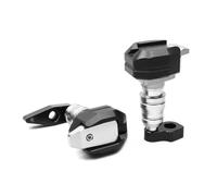 Frame Sliders Motorcycle Falling Protection Frame Slider Fairing Guard Crash Pad Protector For ER6N ER6F ER-6N ER-6F For NINJA 650 ER 6F(Silver)