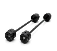 Frame Sliders Motorcycle Wheel Protector CNC For Aprilia For Shiver 900 2017 2018 2019 2020 Rear Front Axle Fork Crash Slider(Black)