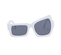 Frame Sunglasses,Irregular Square Shaped Sun Glasses for Men Women UK,Asymmetry Glasses Ultralight Shades Vintage Sunglasses Unisex for Summer Beach Outdoor Party