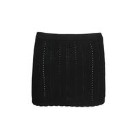 FRAME The Getaway open-knit mini skirt - Black XS-S-M-L