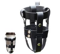 Frame Water Bottle Holder - Coffee Bracket to Milk Tea Cup, Cyclists Cycling Bottle Rack | Aluminum Alloy Commuters, Safe Wood Holder, Multipurpose Bike Cup Holder