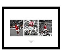 Framed Arsenal Legends Henry, Bergkamp and Wright Spot Photo Montage