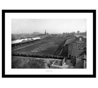 Framed Aston Villa 1937 Villa Park Stadium Match Day 18x12 inch Photo Memorabilia
