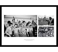 Framed Aston Villa 1981 League Champions Photo Memorabilia
