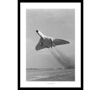 Framed Avro Vulcan Bomber Taking Off 1964 Aviation Photo Memorabilia