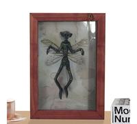 Framed Bat Copy - Halloween Decorations Resin with Bats, Picture Frame Mummified Fairy Scary Mummified Alien Alien Alien Wall Decoration for Home