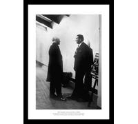 Framed Bill Shankly & Jock Stein 1966 Football Photo Memorabilia