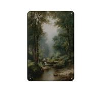 Framed Bird Watcher Giclée Print Retro Poster Metal Tin Sign Chic Art Retro Iron Painting Bar People Cave Cafe Family Garage Poster Wall Decoration 8x12inch(20x30cm)