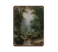 Framed Bird Watcher Giclée Print Tin Sign Vintage Metal Pub Club Cafe Bar Home Wall Art Decoration Poster Retro 12x16inch(30x40cm)