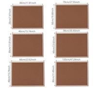 Framed Bulletin Board with a Defined Area for Displayed, 40X60 | Defined Brown Textured Board Face, Finished Border for Displayed Information, Vertical Design for Clear Message