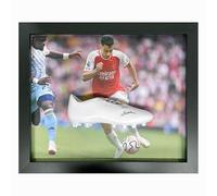 Framed Gabriel Martinelli Arsenal Signed Football Boot White