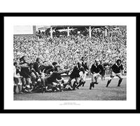 Framed Gareth Edwards Wales v Scotland 1974 Five Nations Rugby Photo Memorabilia
