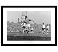 Framed George Best Manchester United v Liverpool 1965 Photo Memorabilia