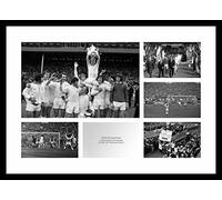 Framed Leeds United 1972 FA Cup Final Photo Memorabilia