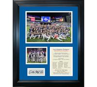 Framed Los Angeles Dodgers 2024 World Series Champions Shohei Ohtani Mookie Betts Freddie Freeman MVP Facsimile Laser Engraved Signature Auto 11"x14" Baseball Photo Sig Collage