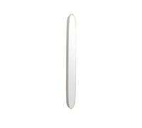 Framed Mirror 118x44.5 cm Gray/ Clear