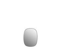 Framed Mirror 59x44 cm Taupe/ Clear