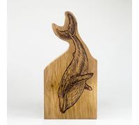 Framed Oak Serving Board - Small - Whale Selbrae House Light Brown One Size