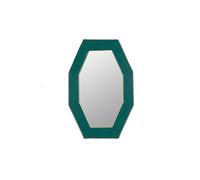 Framed Octagonal Wall Mirror Paoletti Teal One Size