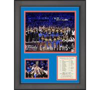 Framed Oklahoma City Thunder 2024-2025 NBA Finals Champions 11"x14" Three Photo Collage