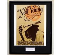 Framed Photo NEIL YOUNG/PROMO PIC