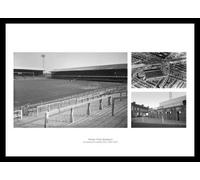 Framed Roker Park Stadium - Sunderland AFC Historic Photo Montage Memorabilia