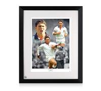 Framed Rory Underwood Signed England Montage