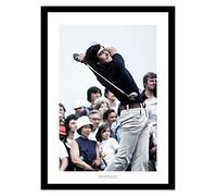 Framed Seve Ballesteros 1976 British Open Golf 42x30cm Photo Memorabilia