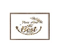 Framed small wood signs February Valentines Day Leopard You Are The Best Sign 8x12 Inch Wooden Wall Sign for Home Decor Vintage Wall Art Plaque with Wood Frame for Kitchen Bedroom Farmhouse Gifts