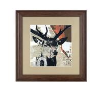 Premier Housewares Framed Stag Head Wall Art