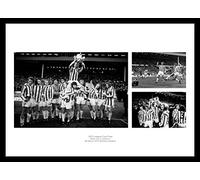 Framed Stoke City 1972 League Cup Final Photo Montage Memorabilia